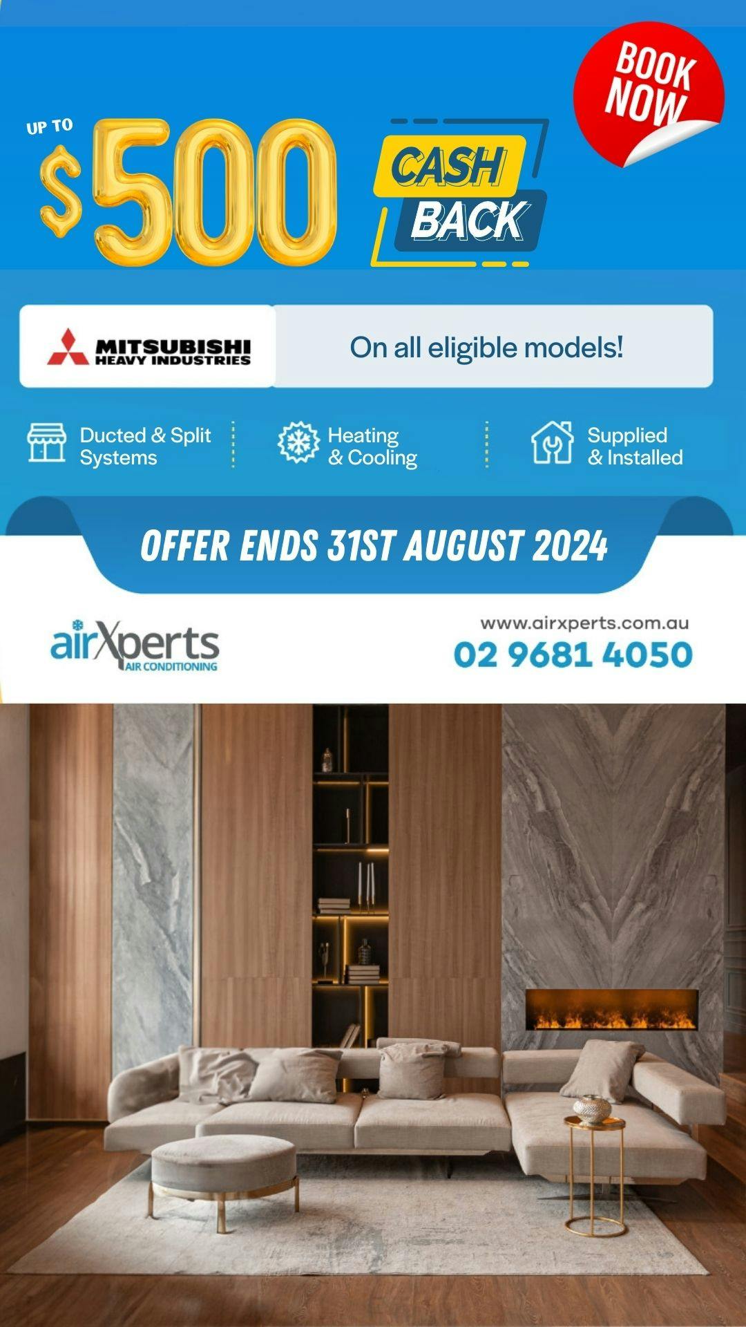 Mitsubishi Air Conditioners Promotion 2024